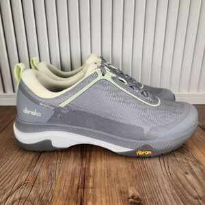 Dansko Makayla Waterproof Womens Size 8 EU 38 Gray Vibram Hiking Sneakers Shoes